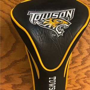 Towson University Black & Gold Golf Club Driver Headcover Towson State